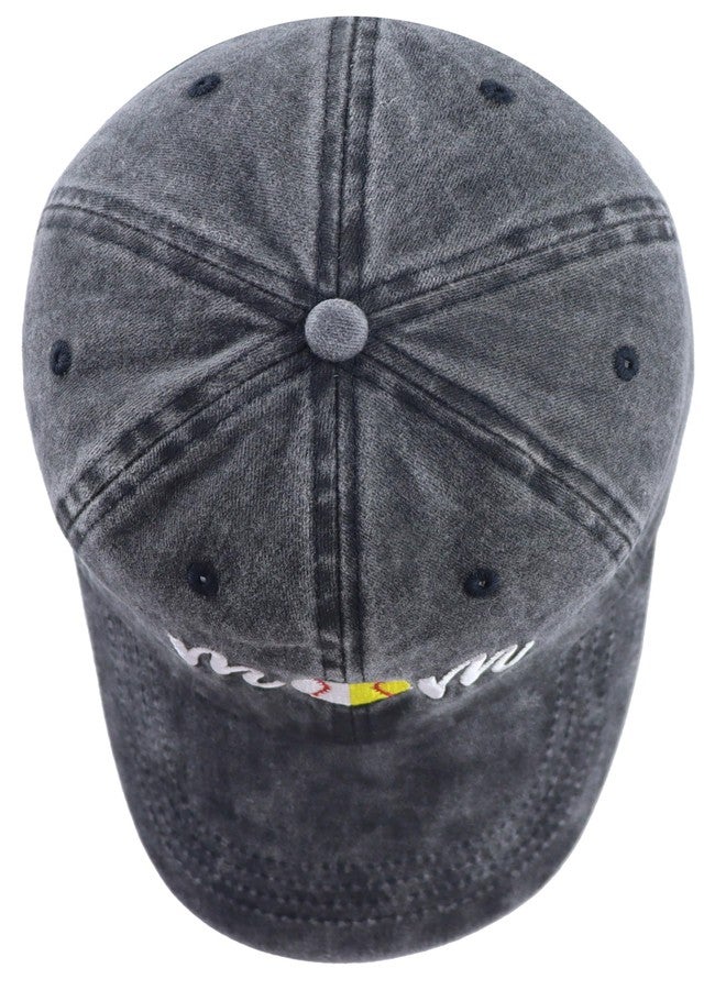Wsaztulp Softball Gifts for Women, Softball Mom Hat, Baseball Mom Accessories Baseball Cap, Christmas Mothers Day Birthday Gifts for New Mama Grandma Wife Aunt Black - Image 5